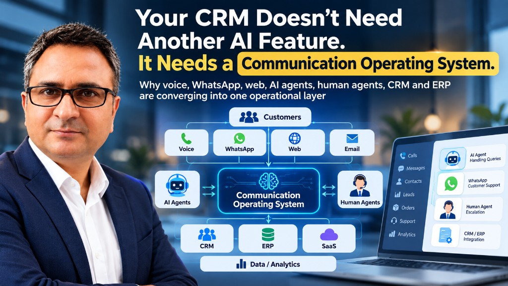 Your CRM Doesn't Need Another AI Feature. It Needs a Communication Operating System.