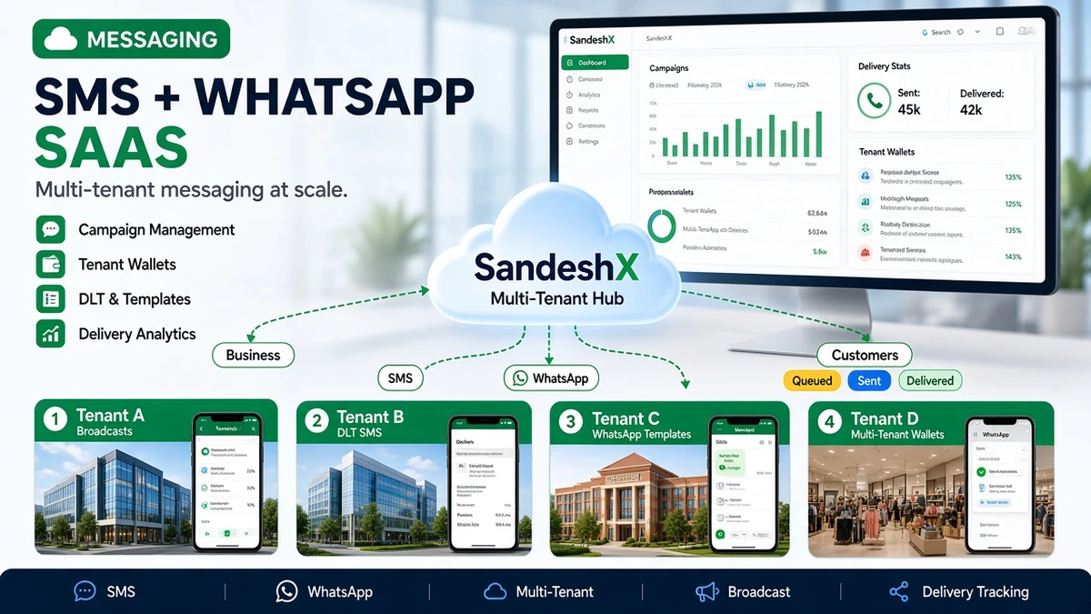 Multi-Tenant SMS & WhatsApp CPaaS: Reseller, DLT and Wallet FAQ (India + Global)