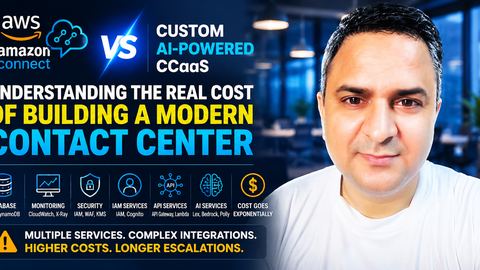 Amazon Connect vs Custom CCaaS: Buy AWS Contact Center or Build?