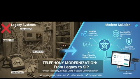 Bridging the Telecom Gap: How Modern SIP Systems Help Enterprises Move From Aging Analog Networks to a Unified Digital Future