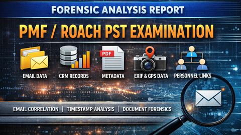 🔍 Digital Forensics Case Study: Email, Metadata & Timeline Correlation Analysis (Anonymous Project)
