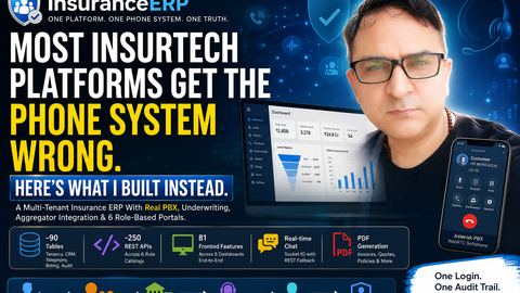 Multi-Tenant Insurance ERP with Built-In PBX Software: Why Most Insurance CRMs Get Telephony Wrong