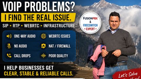 🚨 One-Way Audio in FreeSWITCH / FusionPBX? It’s Usually Not “Just a Network Issue.”