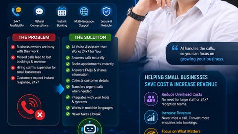 🚀 Project Delivered: AI Voice Booking &amp; Customer Assistant for Small Businesses