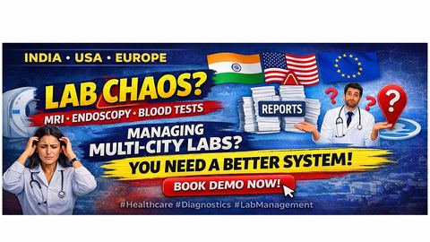 🚀 The Hidden Chaos Behind Every MRI, Endoscopy & Pathology Test — And the ₹2000 Cr Opportunity Most Labs Are Missing