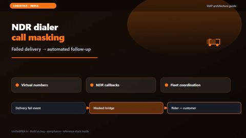 VoIP for Logistics India: Call Masking, NDR & Voice AI
