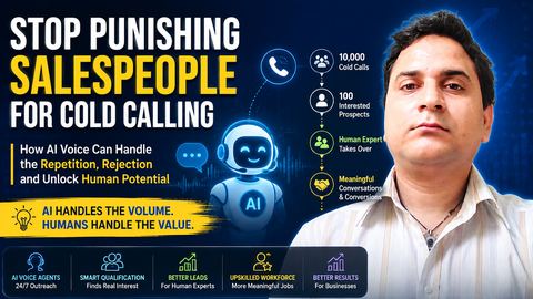 Why AI Voice Should Replace the Most Punishing Part of Cold Calling Not Salespeople