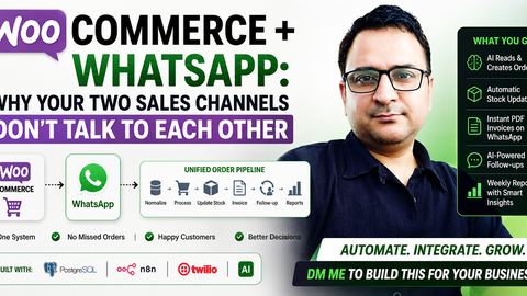 WooCommerce + WhatsApp: Why Your Two Sales Channels Don't Talk to Each Other