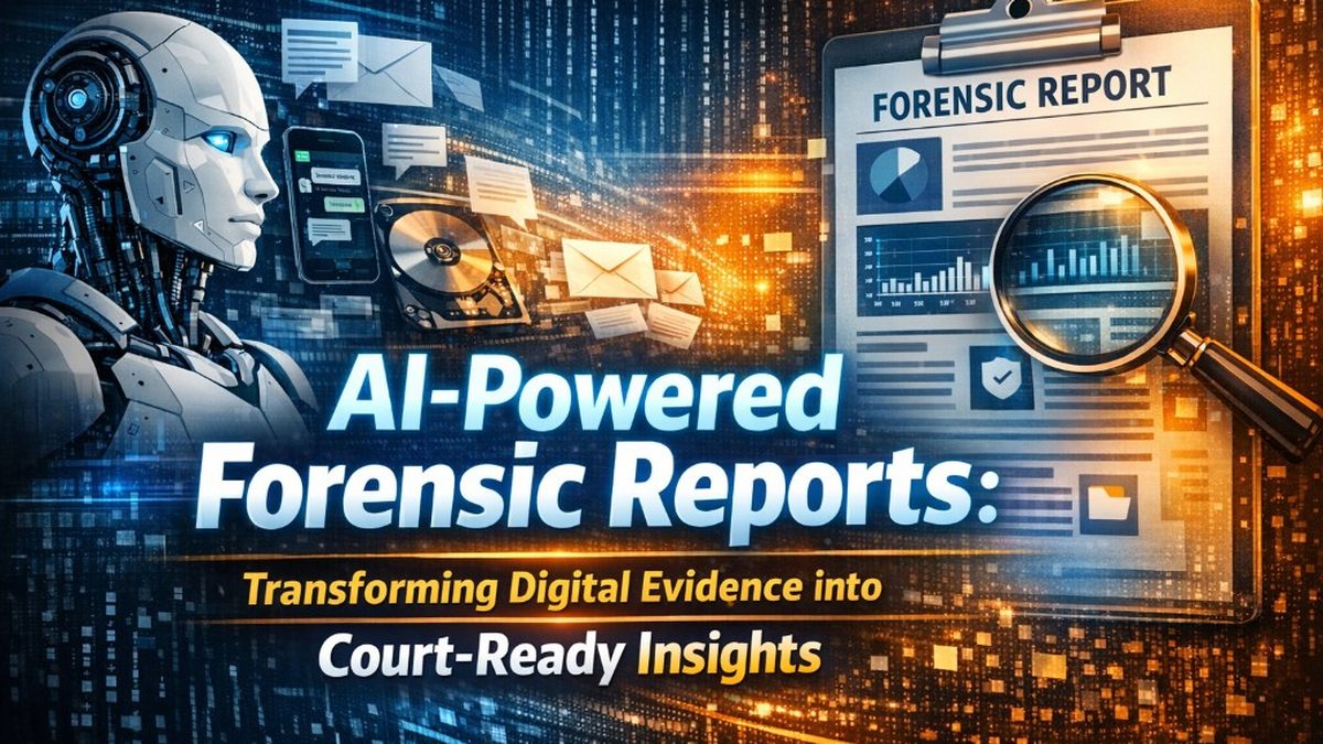 AI-powered digital forensics and DFIR, timeline reconstruction and detailed evidence analysis