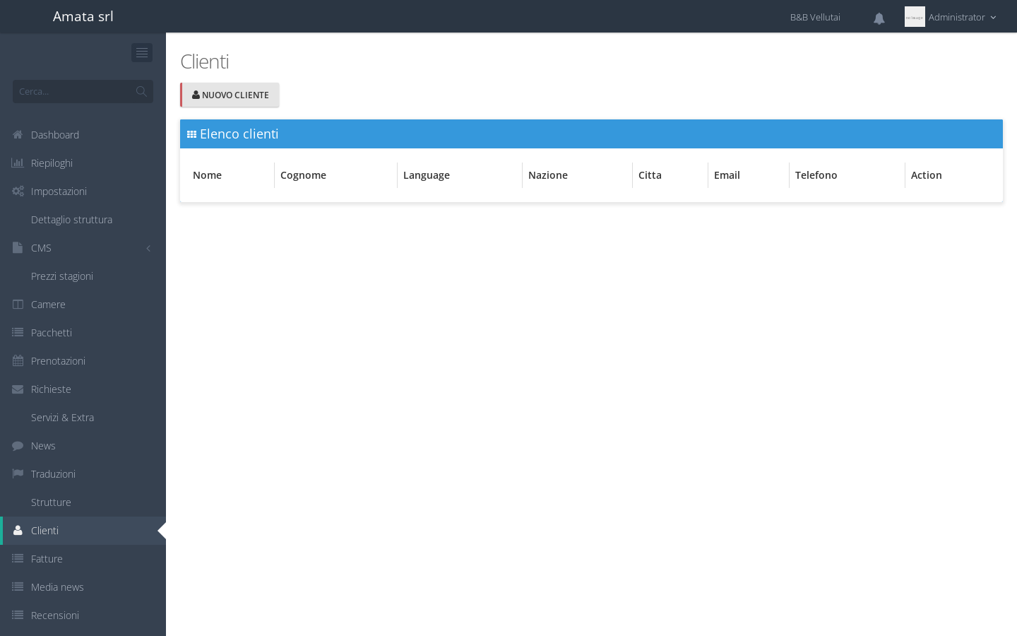Customer register with language and contact fields