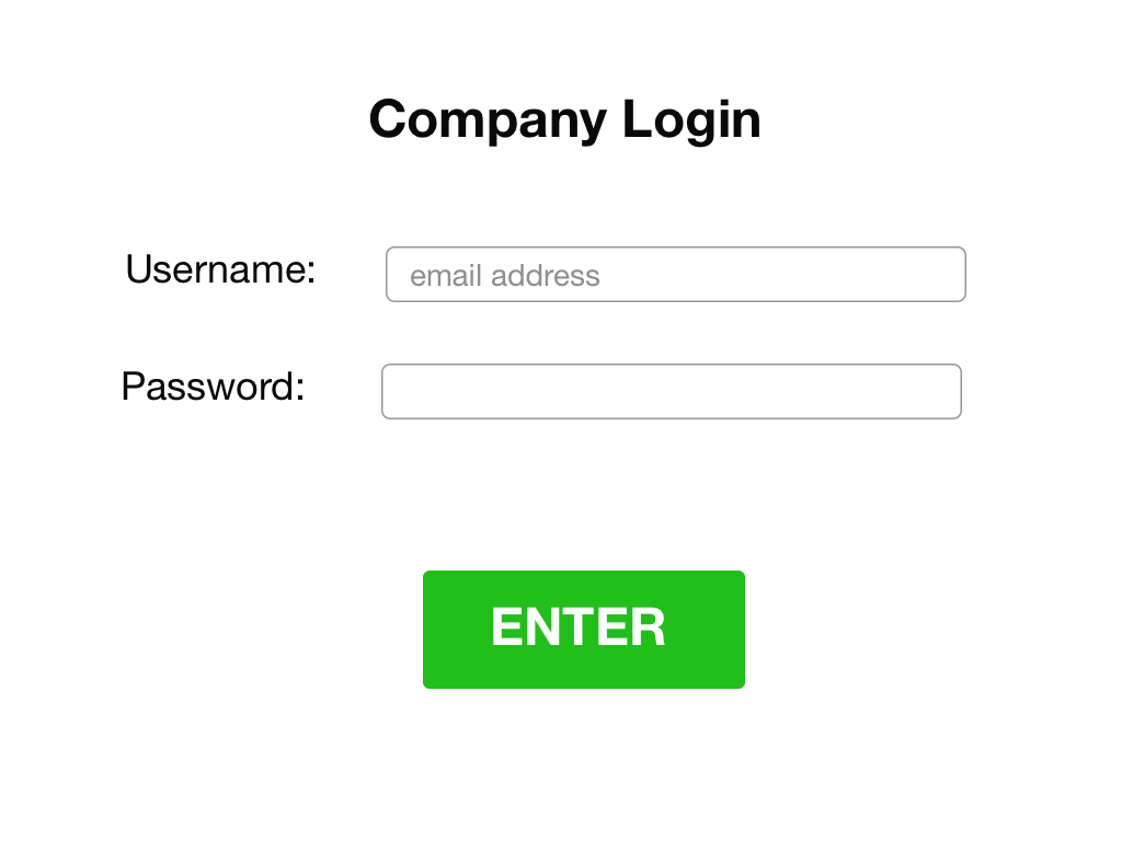 React Native care home app: select company before staff PIN