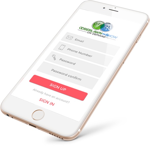 Customer mobile sign up with email phone password